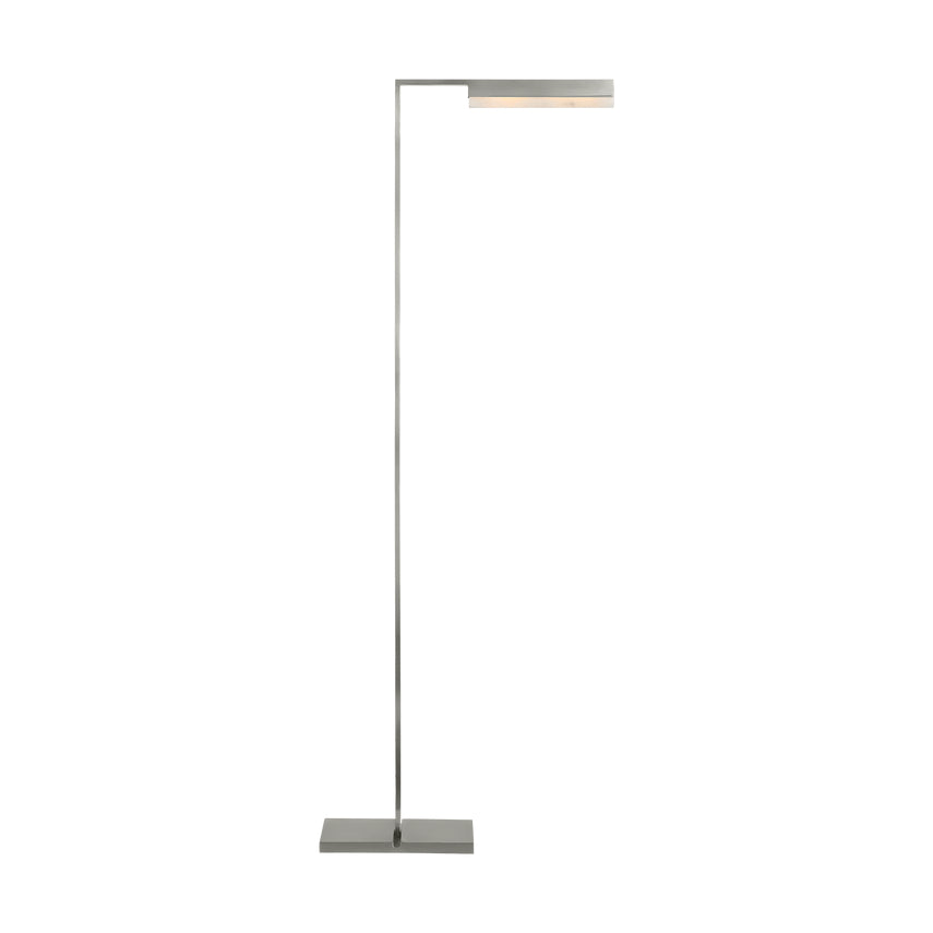 Linea 42 Alabaster LED Floor Lamp Dimmable by Visual & Comfort & Co