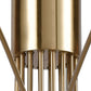 Scarab 47" 8-Light Chandelier Satin Brass by Elk