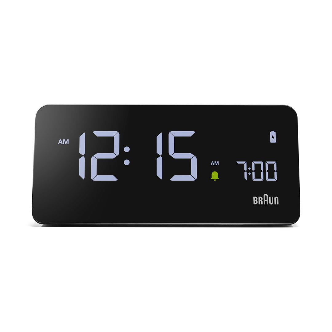 Braun BC21 Wireless Charging Alarm Clock, Black (photo 3 of 8)