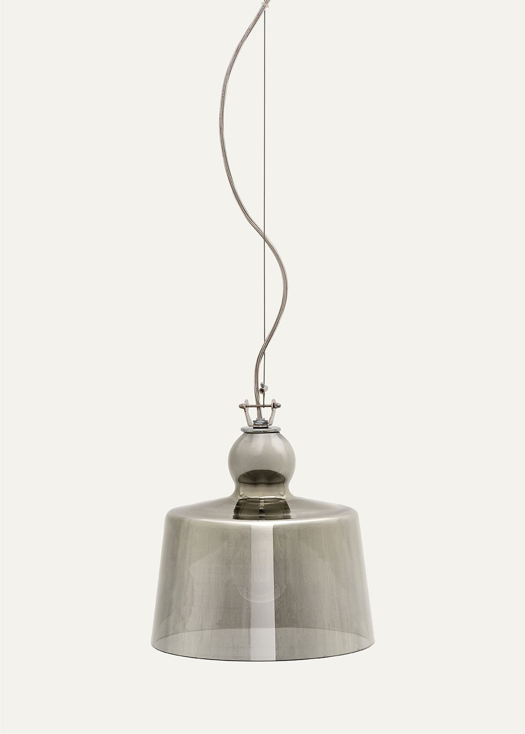 Produzione Privata Acquatinta in silver mirror – pendant light by Michele De Lucchi, photo 2