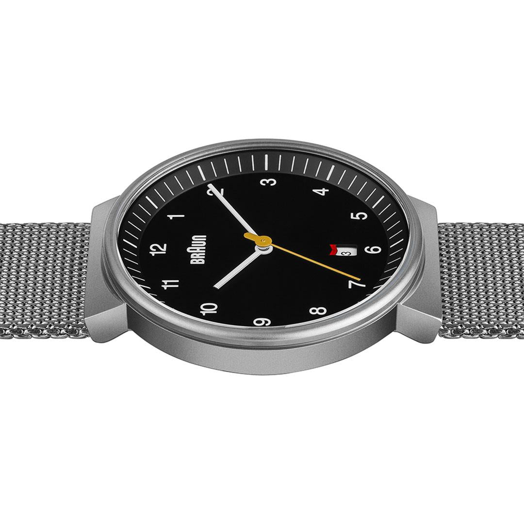 Braun BN0032 Classic Date Watch, Black Dial, Steel Mesh (photo 4 of 7)