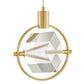 Hollywood Cube 1 Light Pendant - Finesse Decor PL-1121-1GLD