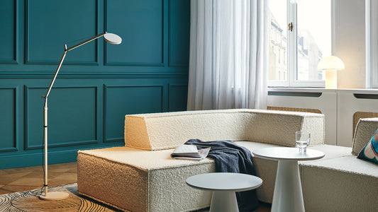 Artemide Demetra Floor Lamp in a room setting
