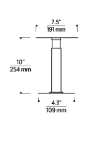 Miguel 10Inch Portable LED Table Lamp Wireless by Visual & Comfort & Co