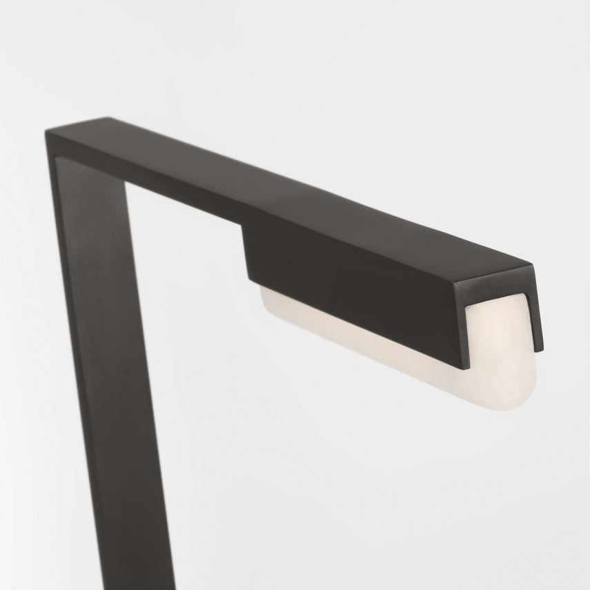 Linea 15 Alabaster Desk Lamp by Visual & Comfort & Co