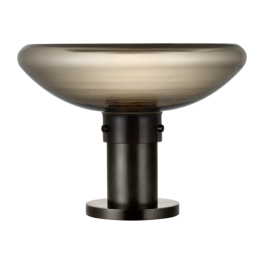 Morgan 16 Brass Bronze Table Lamp Italian Glass LED by Visual & Comfort & Co