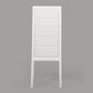 Donna Contemporary White Leatherette Dining Chair Set of 2