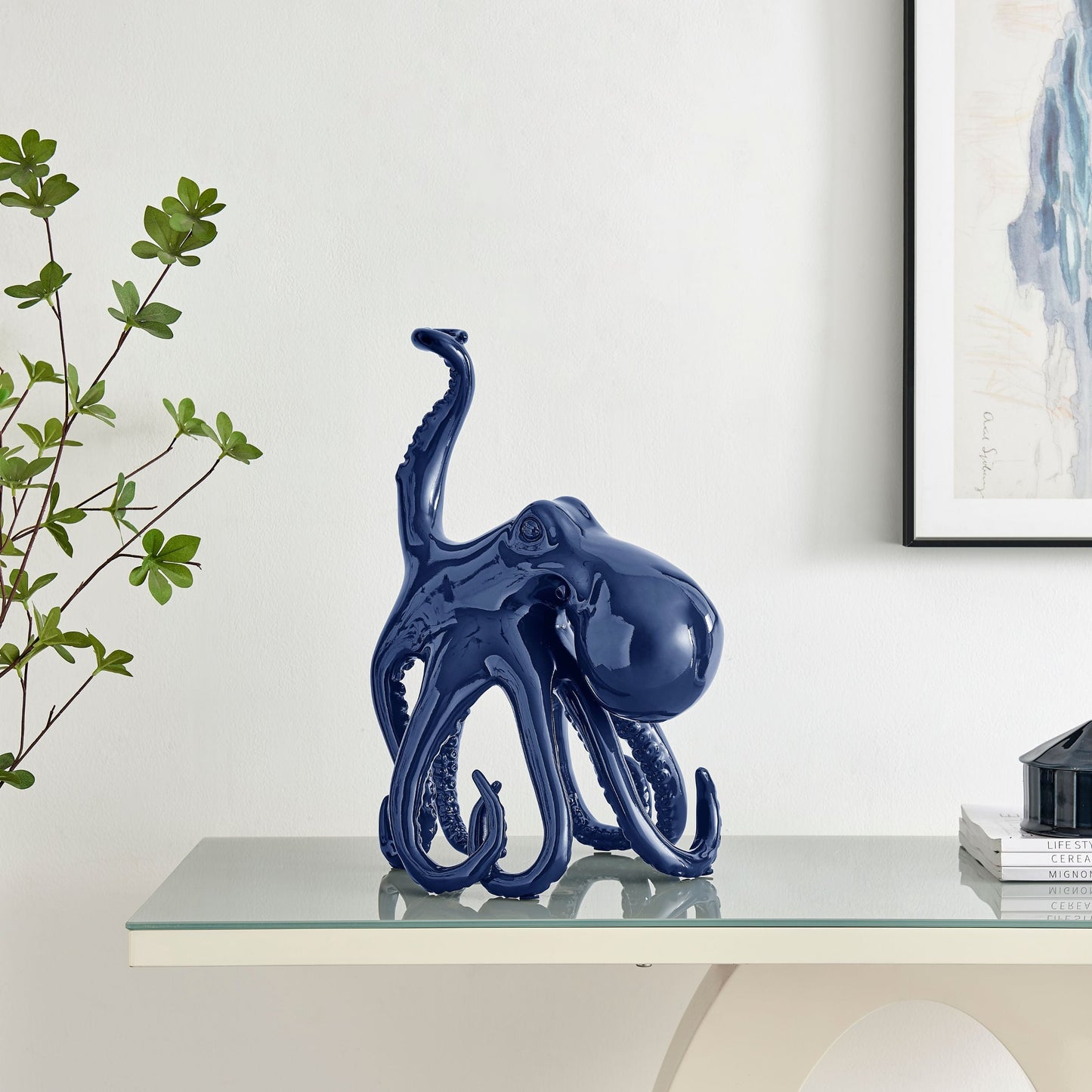 Sugvar the Octopus Blue by Finesse Decor C-3228L-BL