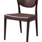 Union Modern Brown Oak Dining Chair Set of 2