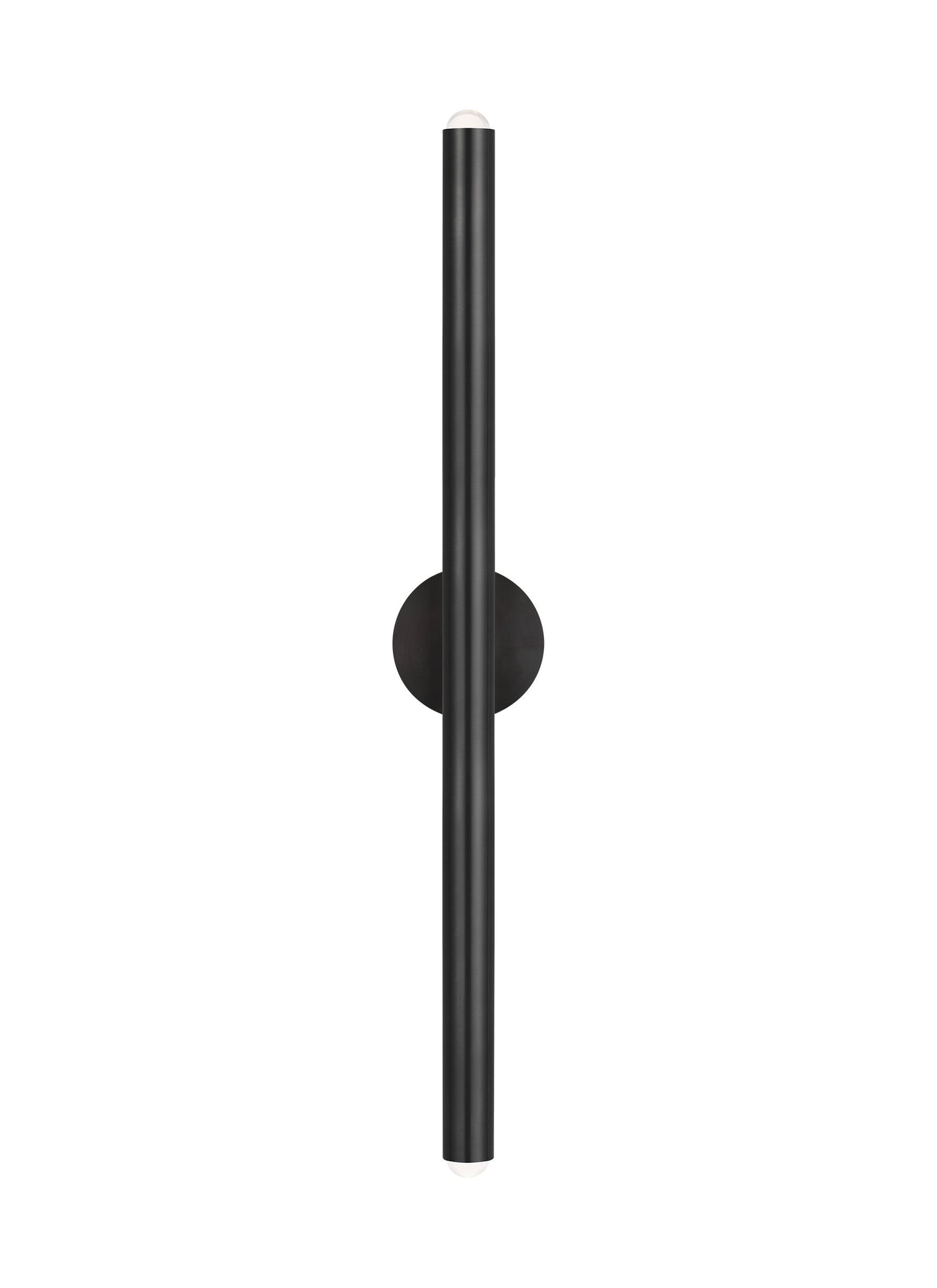Extra Large Brass Cylinder Wall Light Ebell by Visual & Comfort & Co