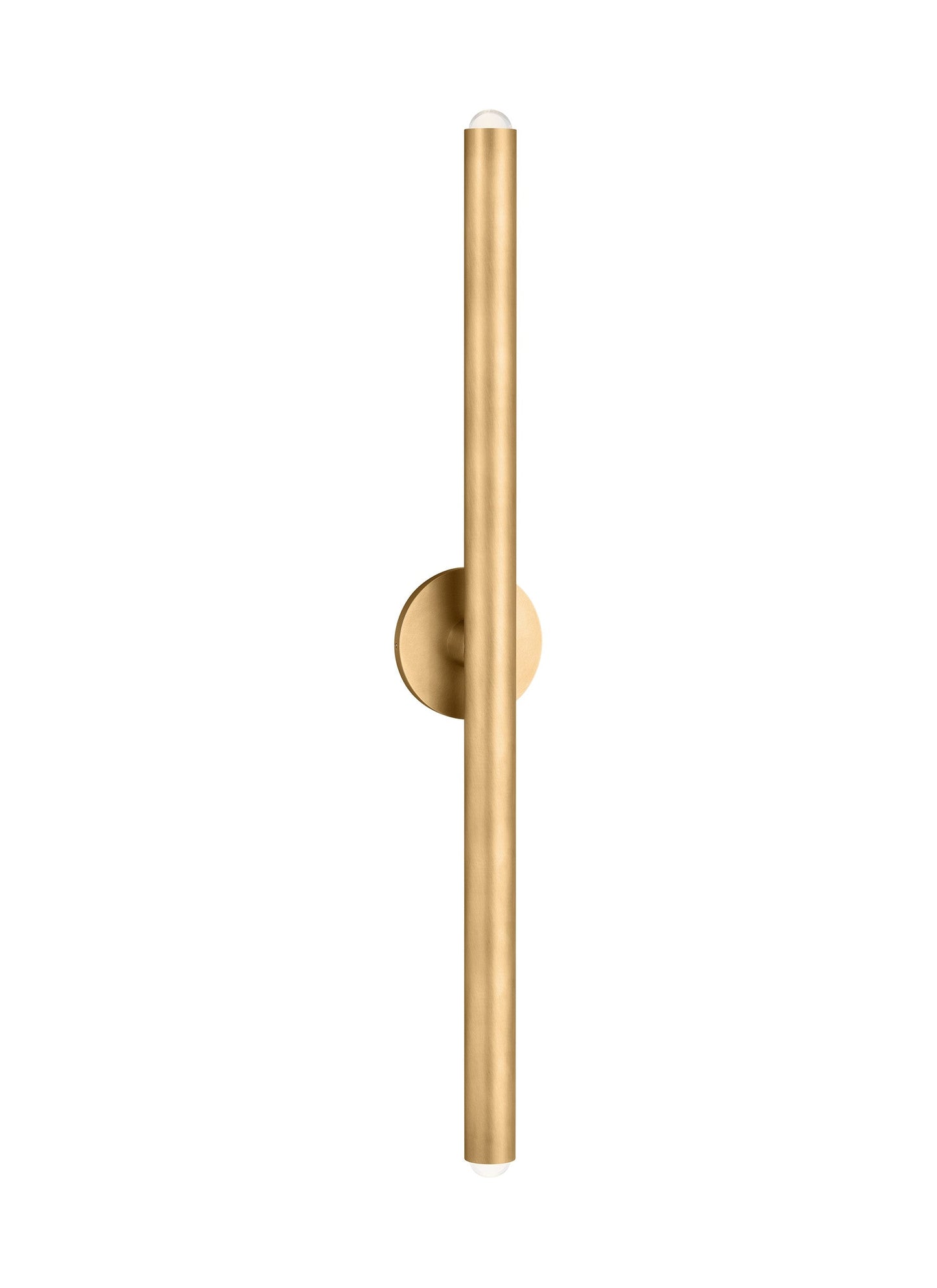 Extra Large Brass Cylinder Wall Light Ebell by Visual & Comfort & Co