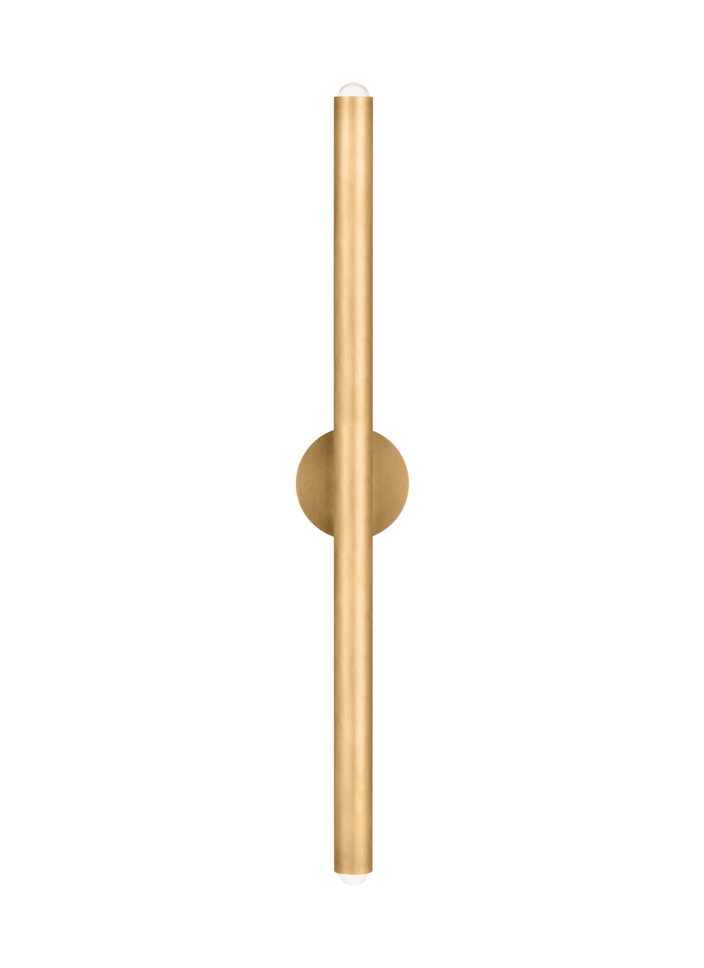 Extra Large Brass Cylinder Wall Light Ebell by Visual & Comfort & Co