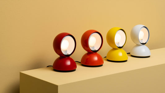 Artemide Eclisse Table Lamp in a room setting
