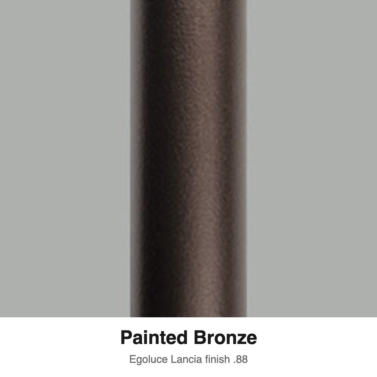 Egoluce Lancia finish swatch: Painted Bronze (.88)