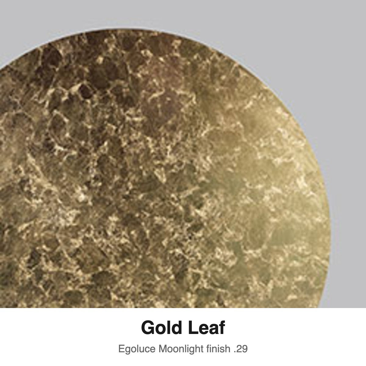 Egoluce Moonlight finish swatch: Gold Leaf (.29)