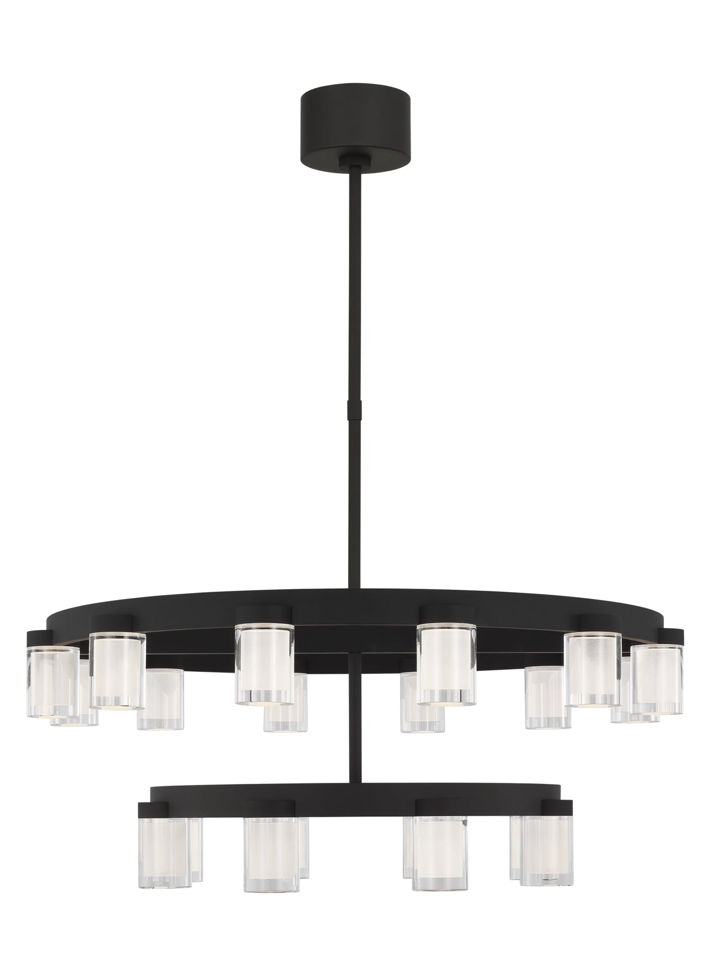 Two Tier Chandelier 32-inch Esfera by Visual & Comfort & Co