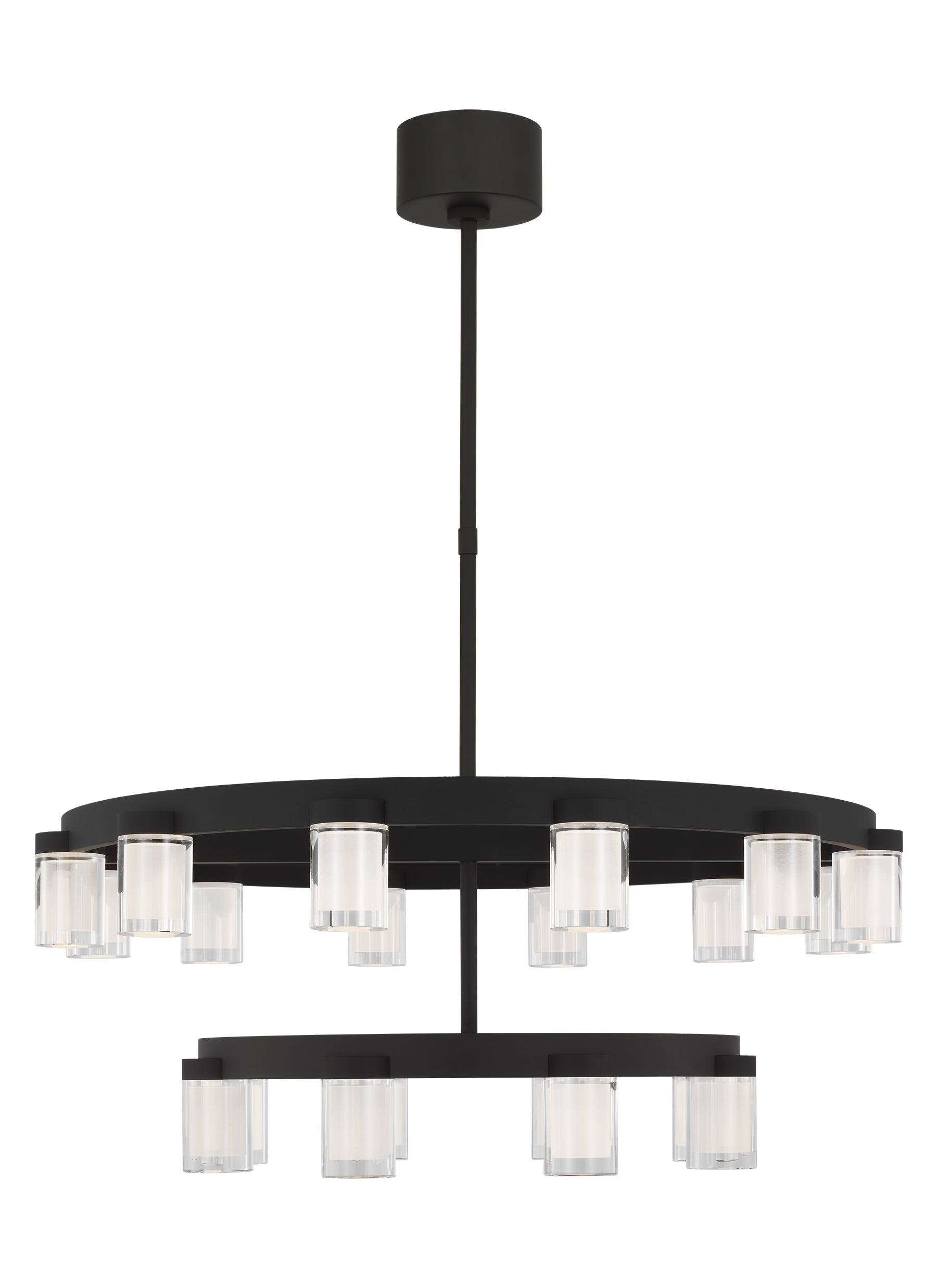 Two Tier Chandelier 32-inch Esfera by Visual & Comfort & Co