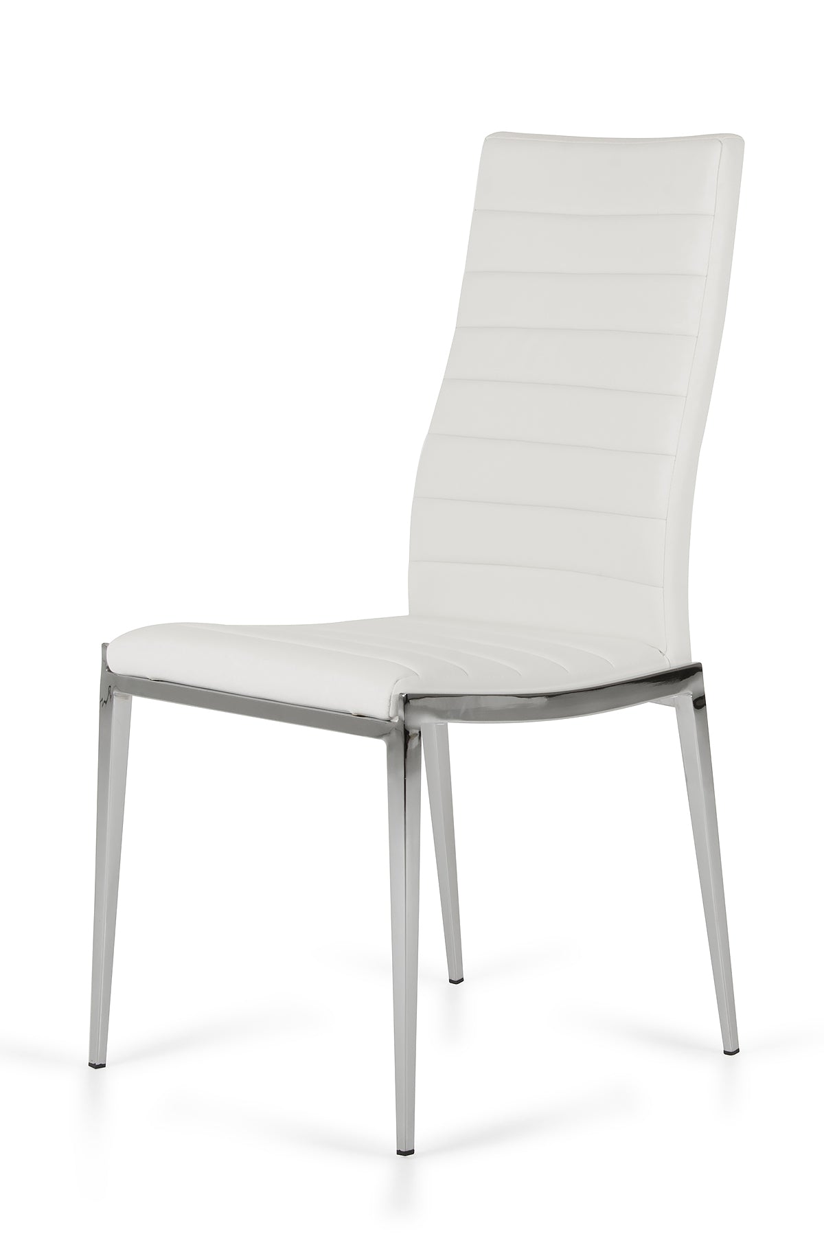 Libby Modern White Leatherette Dining Chair Set of 2