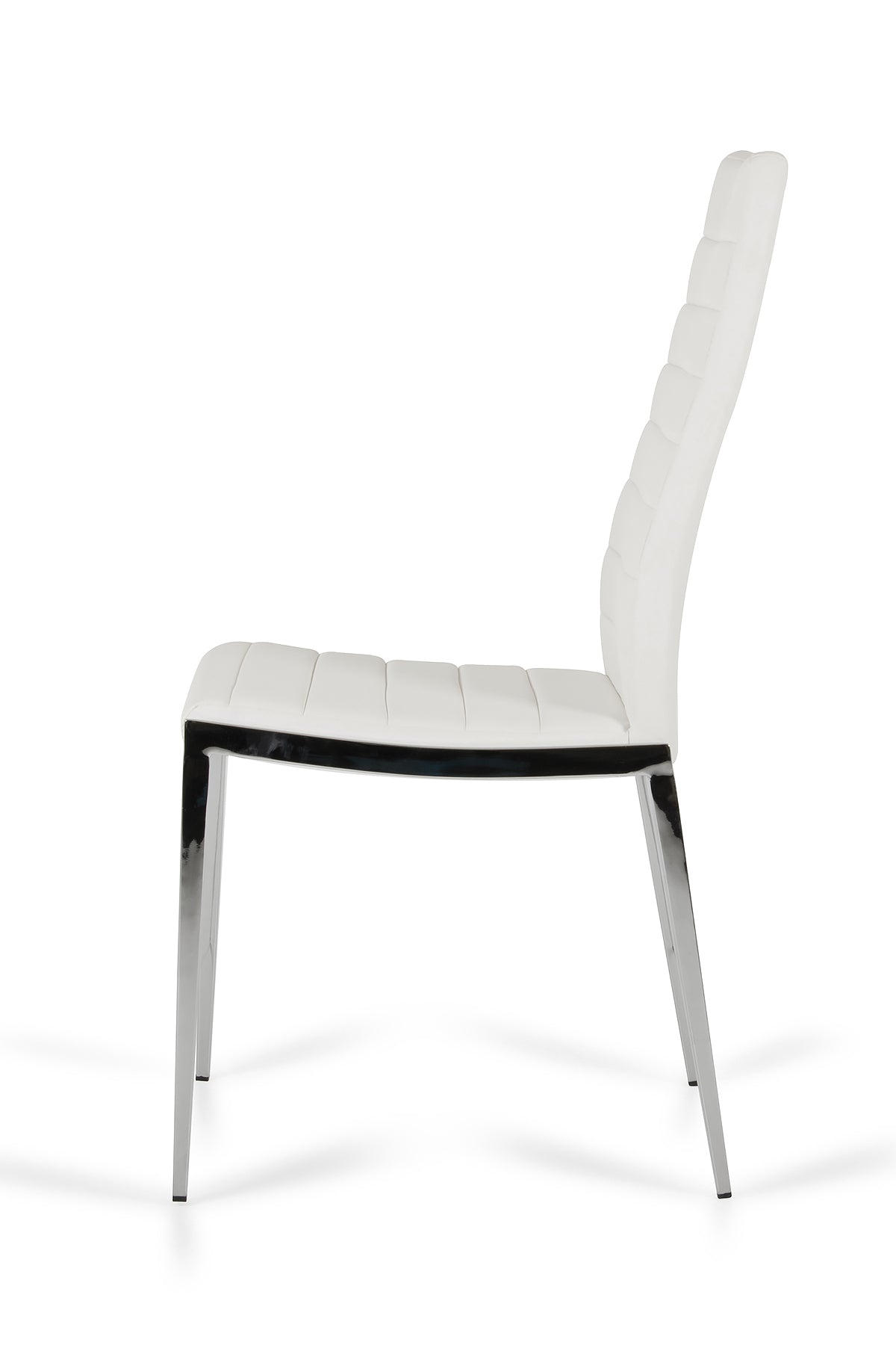 Libby Modern White Leatherette Dining Chair Set of 2
