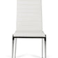 Libby Modern White Leatherette Dining Chair Set of 2