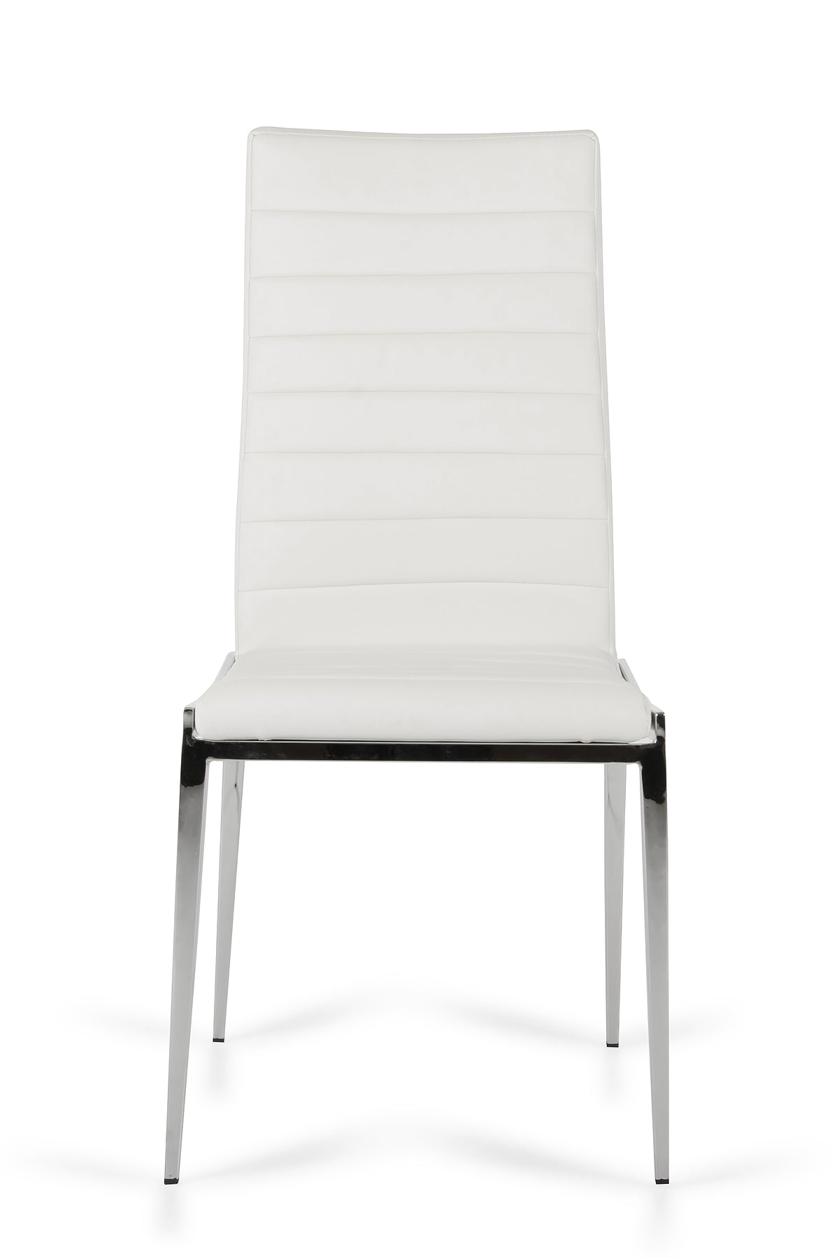 Libby Modern White Leatherette Dining Chair Set of 2