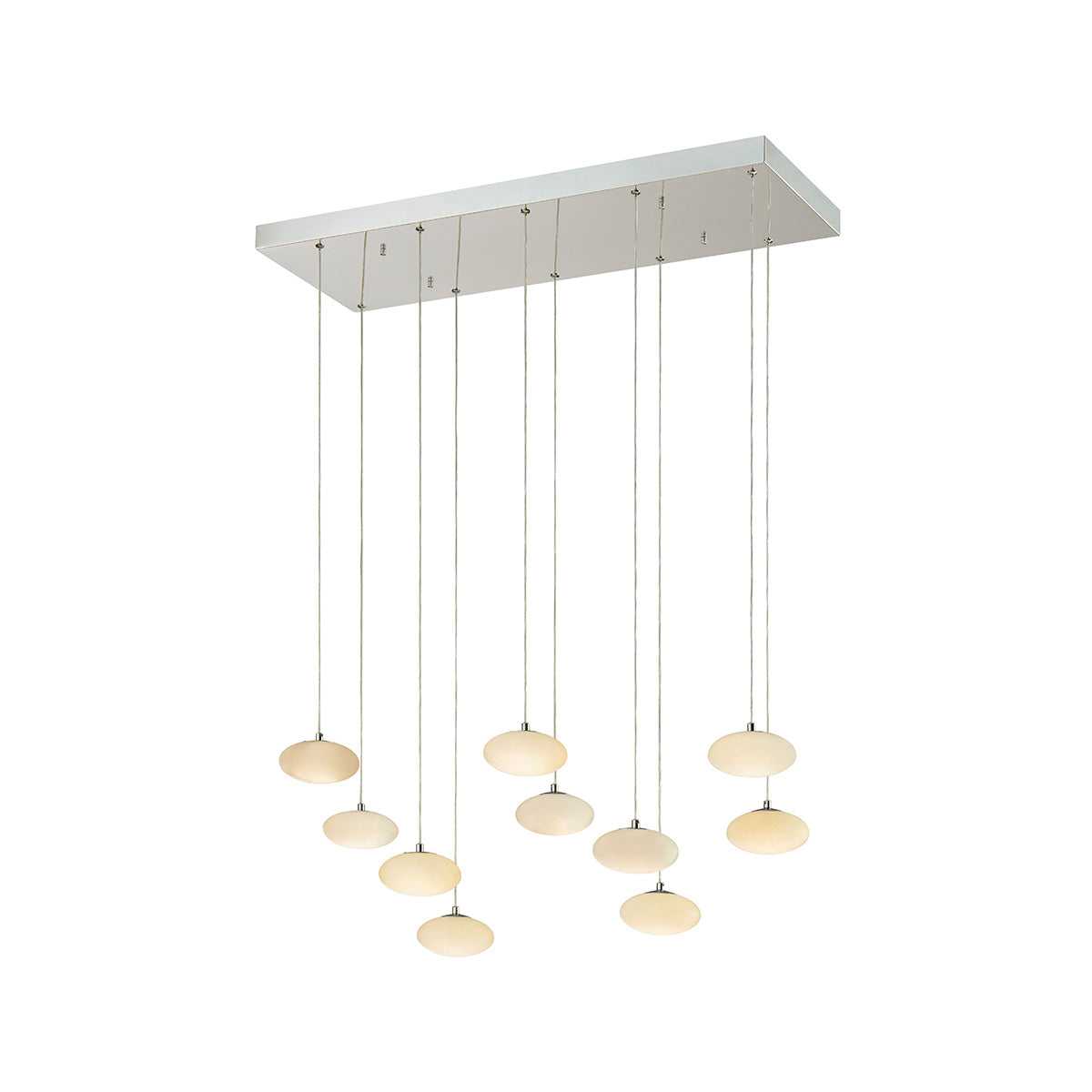 Spanish Alabaster Rectangular Chandelier - Finesse Decor CH-0040-10REC