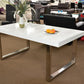 Skyline Modern Extend-able White Dining Table