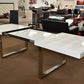 Skyline Modern Extend-able White Dining Table