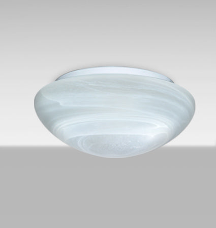 Besa Bobbi 10 – Marble glass, lit, angled view (Besa photographs the Bobbi 12; the Bobbi 10 is the same design in a smaller size)