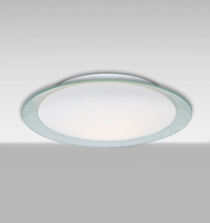 Besa Tuca 19 Silver Foil ring lit, angled view