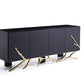 Modrest Legend Modern Black and Gold Buffet