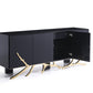 Modrest Legend Modern Black and Gold Buffet