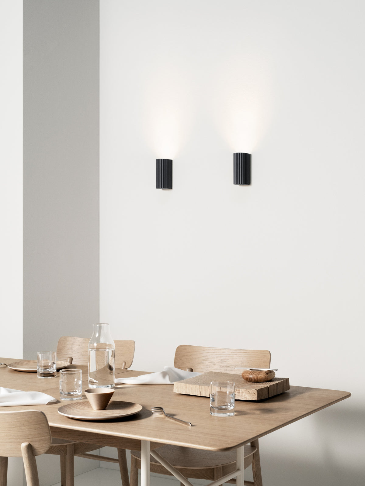 Pholc Donna wall light by Nina Jobs and Stina Sandwall – Black Ink, styled in a room