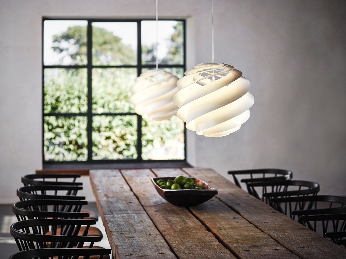Swirl 3 Pendant styled in a room by Le Klint (4)