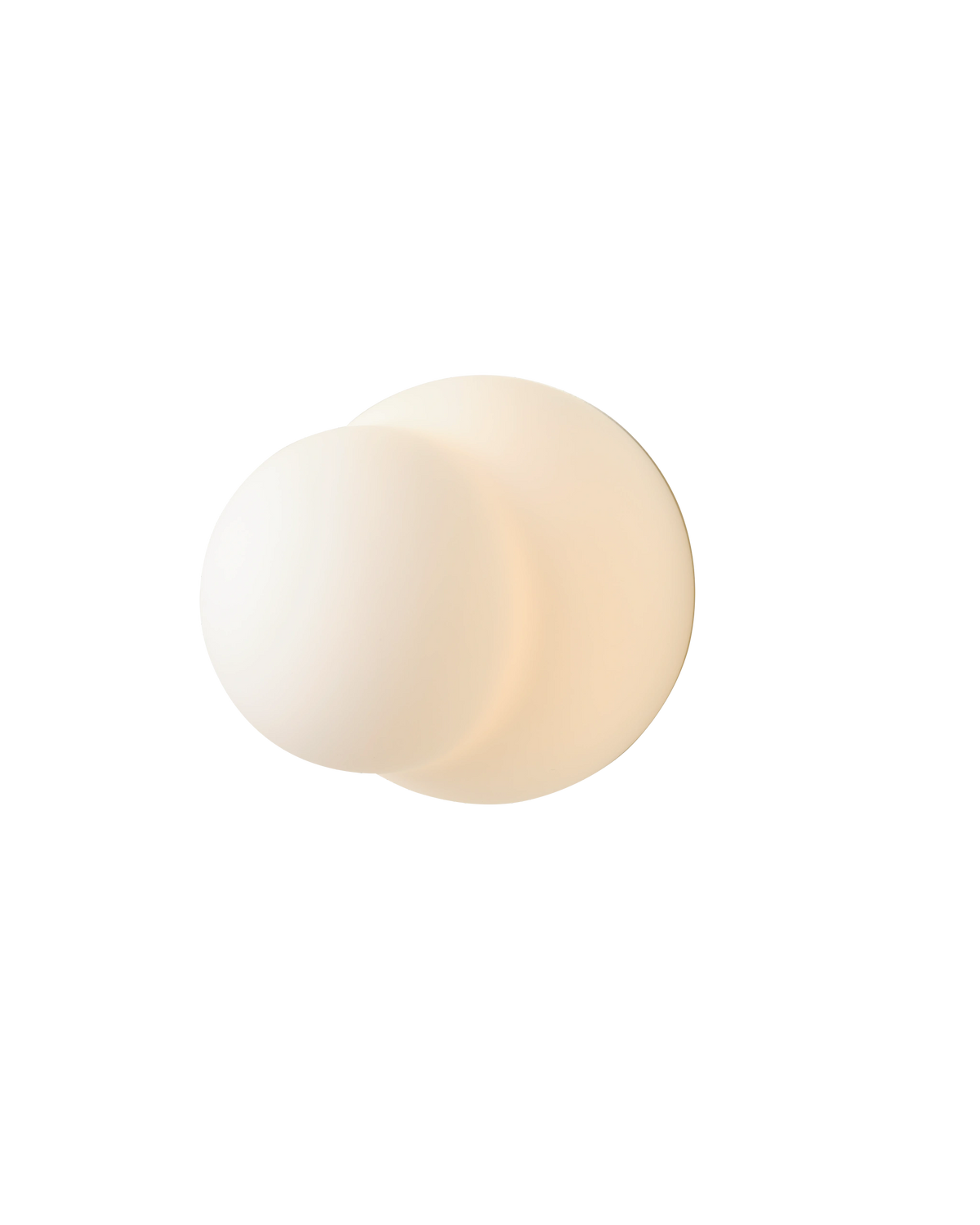 Pholc Fall opal glass wall light by John Astbury – Opal, product view (4)