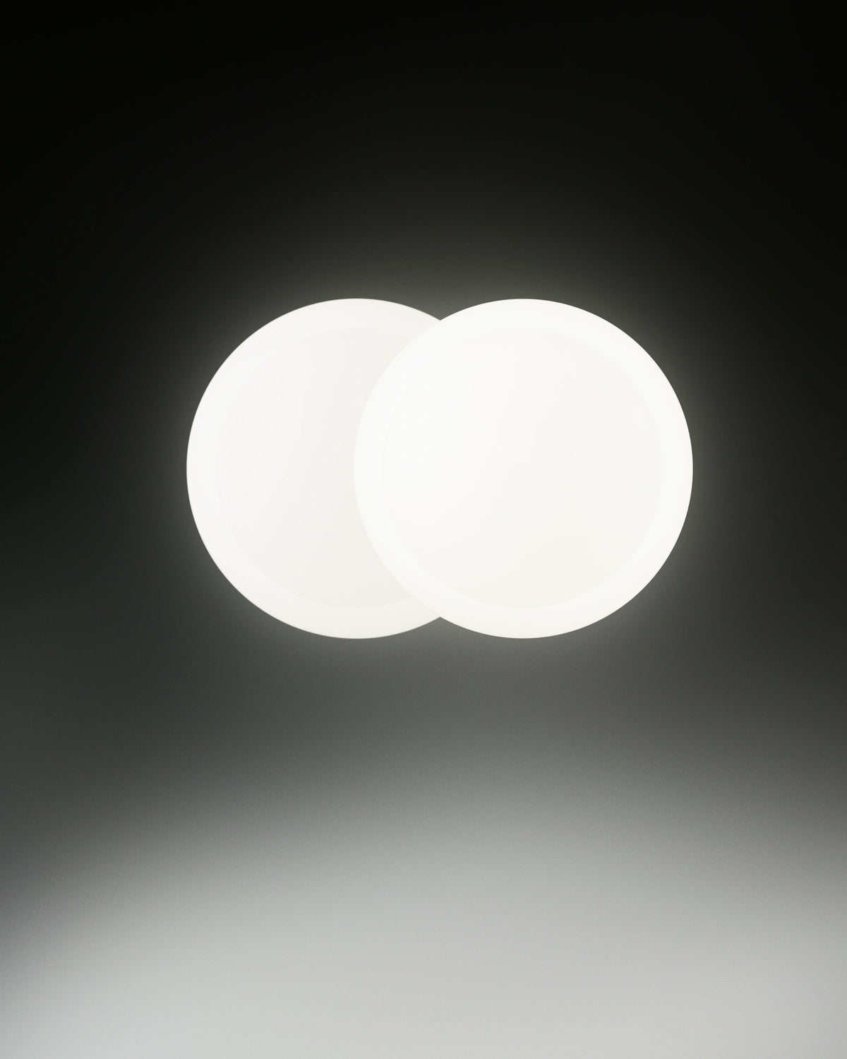 Pholc Fall opal glass wall light by John Astbury – Opal, studio view (5)
