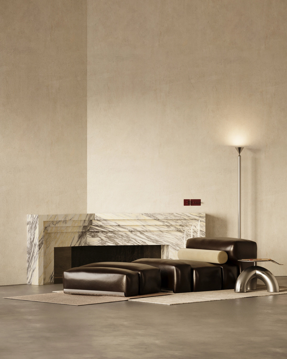 Pholc Apollo floor lamp by Broberg & Ridderstråle – Aluminum, in a Pholc reference project