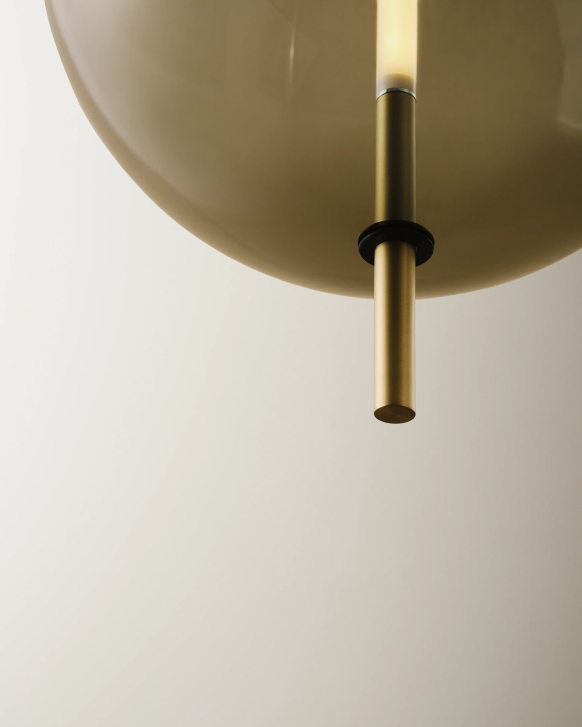 Pholc Kandinsky smoked glass pendant by Broberg & Ridderstråle – Kandinsky 30 (11.8 in) Smoked Brown and Brass, studio view (3)