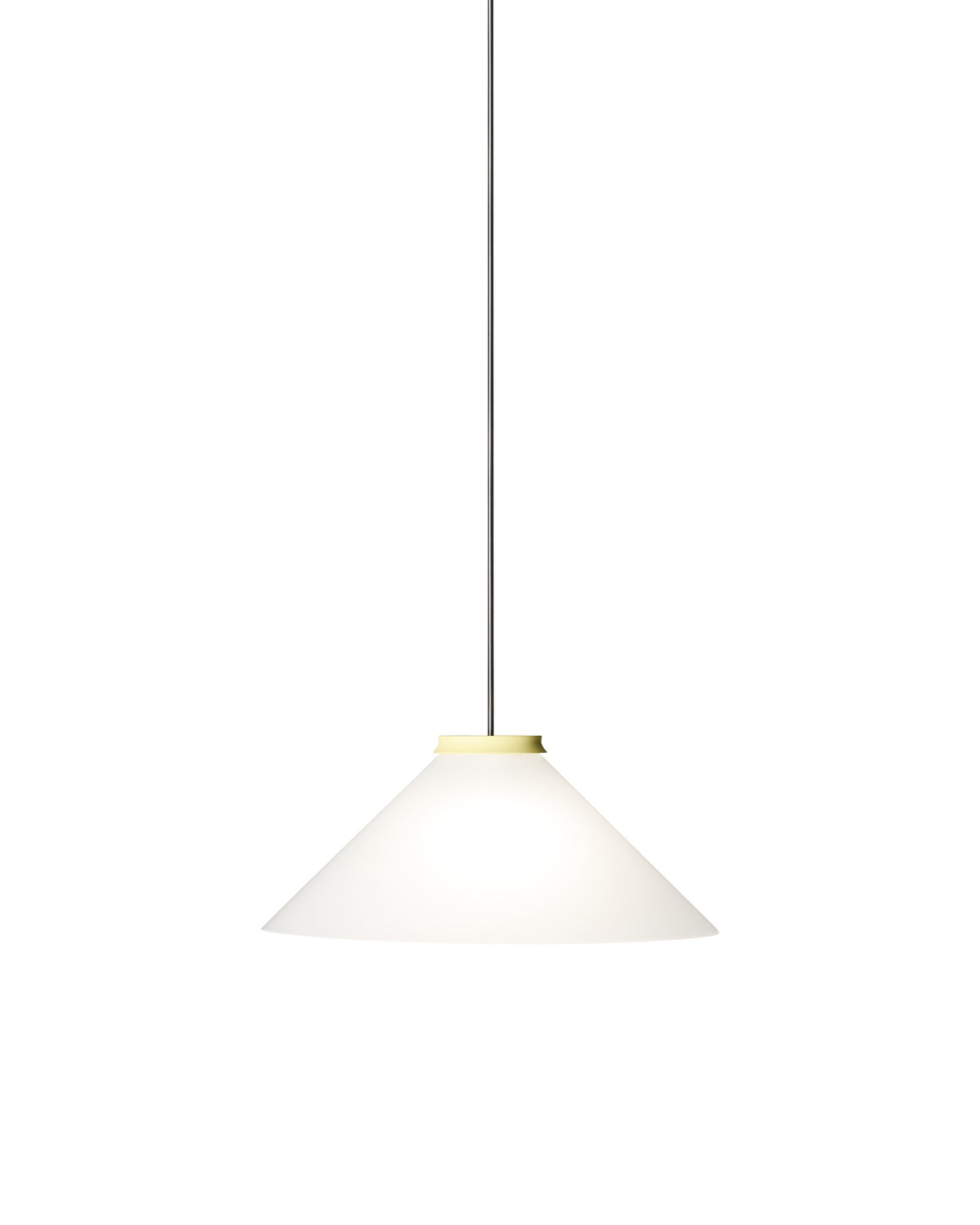 Pholc Aline cone pendant light by Afteroom – Aline 40 (15.7 in) Chamomile, product view (2)