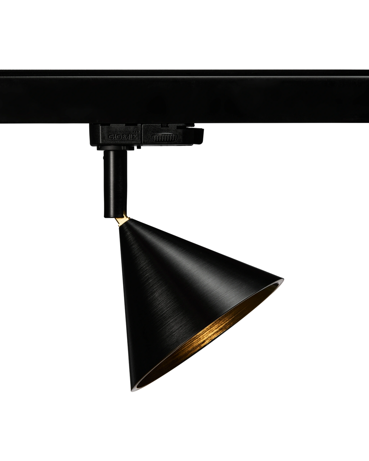 Pholc Apollo track spotlight by Broberg & Ridderstråle – Darkest Hour with Black Adapter, product view (2)