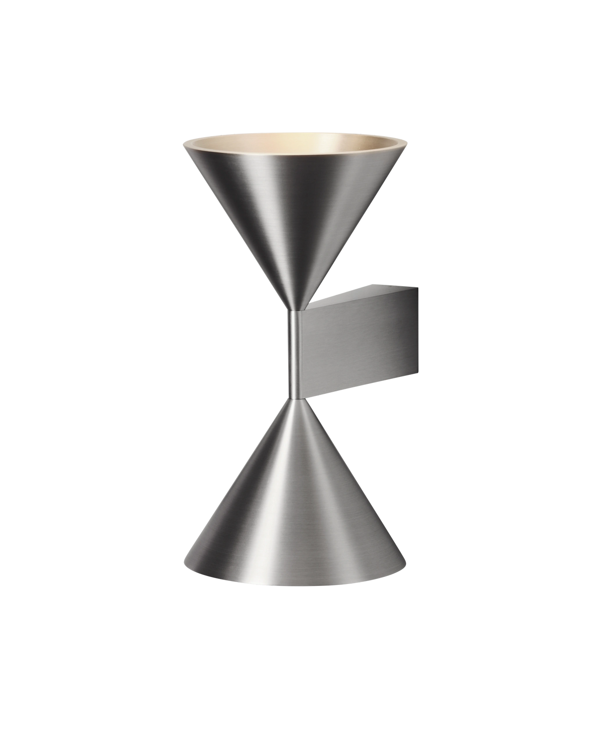 Pholc Apollo wall light by Broberg & Ridderstråle – Apollo 24 (double cone) Aluminum, product view (2)