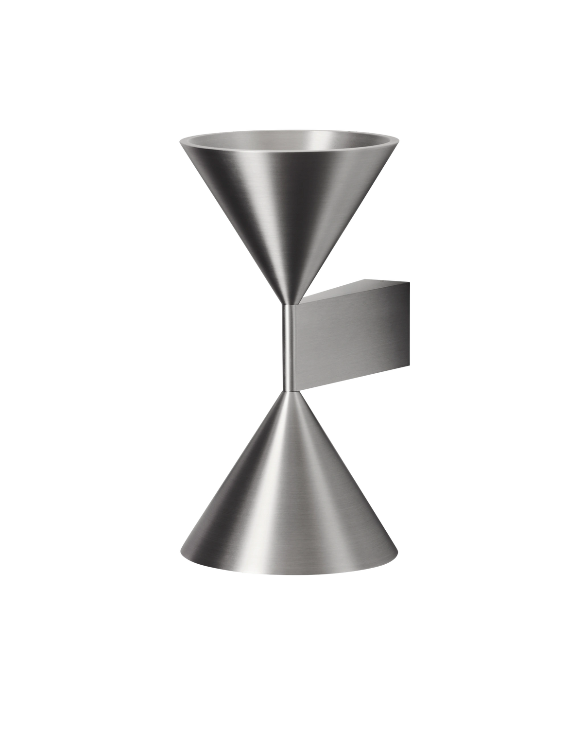 Pholc Apollo wall light by Broberg & Ridderstråle – Apollo 24 (double cone) Aluminum, product view