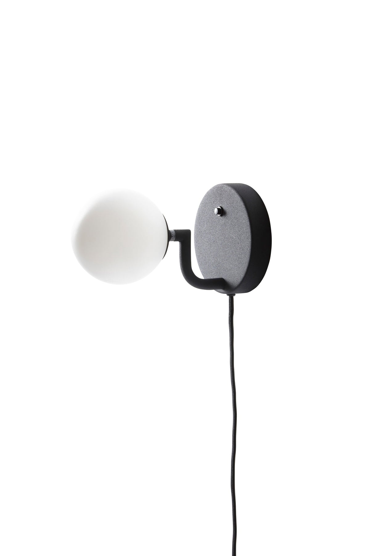 Pholc Mobil wall light by Monika Mulder – Black and Opal, product view