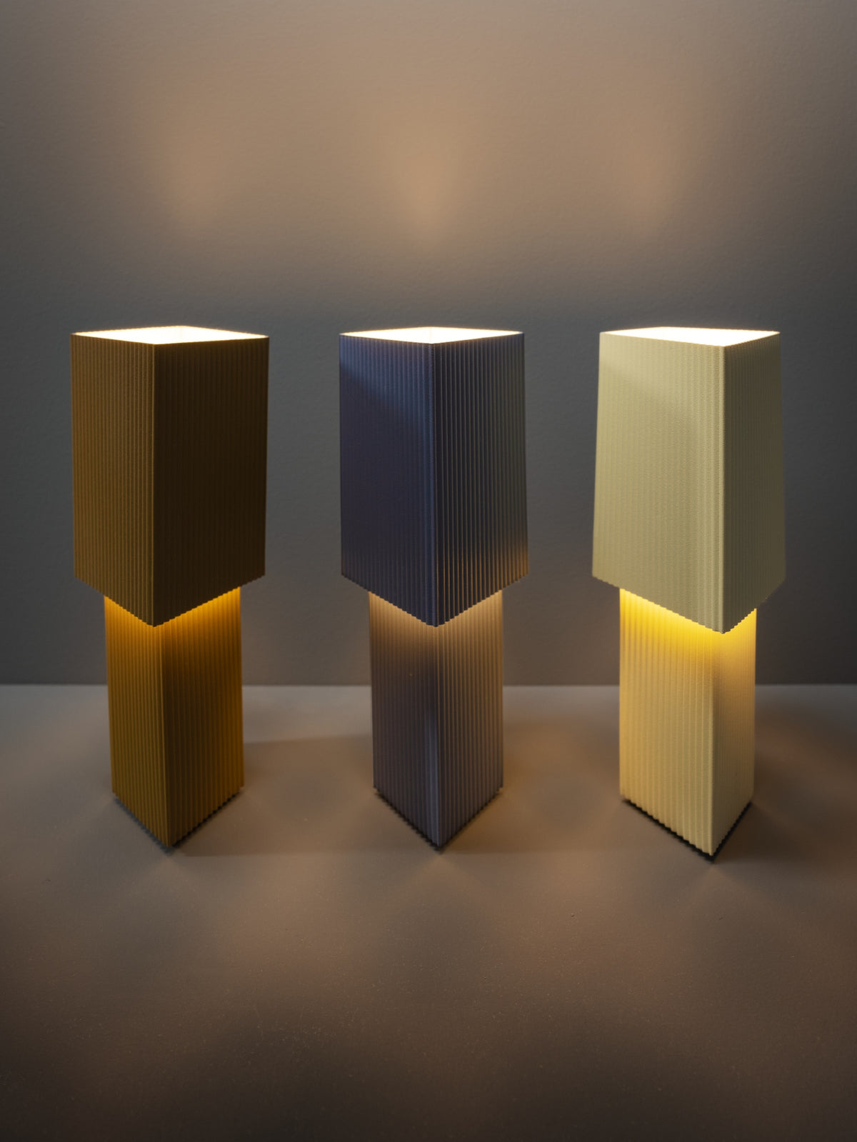 Pholc Romb rechargeable table lamp by Broberg & Ridderstråle – several finishes, studio view (2)