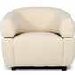 Divani Casa Gannet Glam Beige Fabric Chair