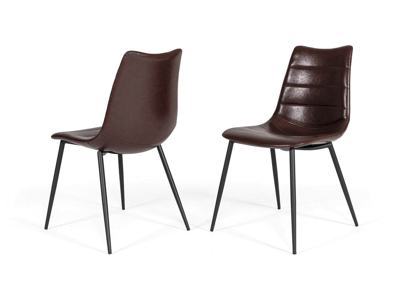 Gilliam Modern Brown Dining Chair Set of 2