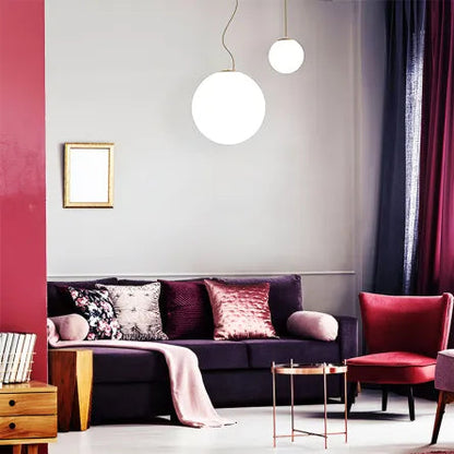 Designer James Bartlett's Drop 20 small pendant for kitchen islands or reading nooks.