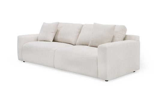 Divani Casa Gloria Modern White Fabric Sofa