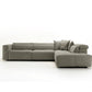 Lamod Italia Grande Italian Dark Grey RAF Chaise Sectional Sofa