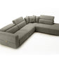 Lamod Italia Grande Italian Dark Grey RAF Chaise Sectional Sofa